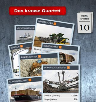 Krasse Kolosse - Quartett